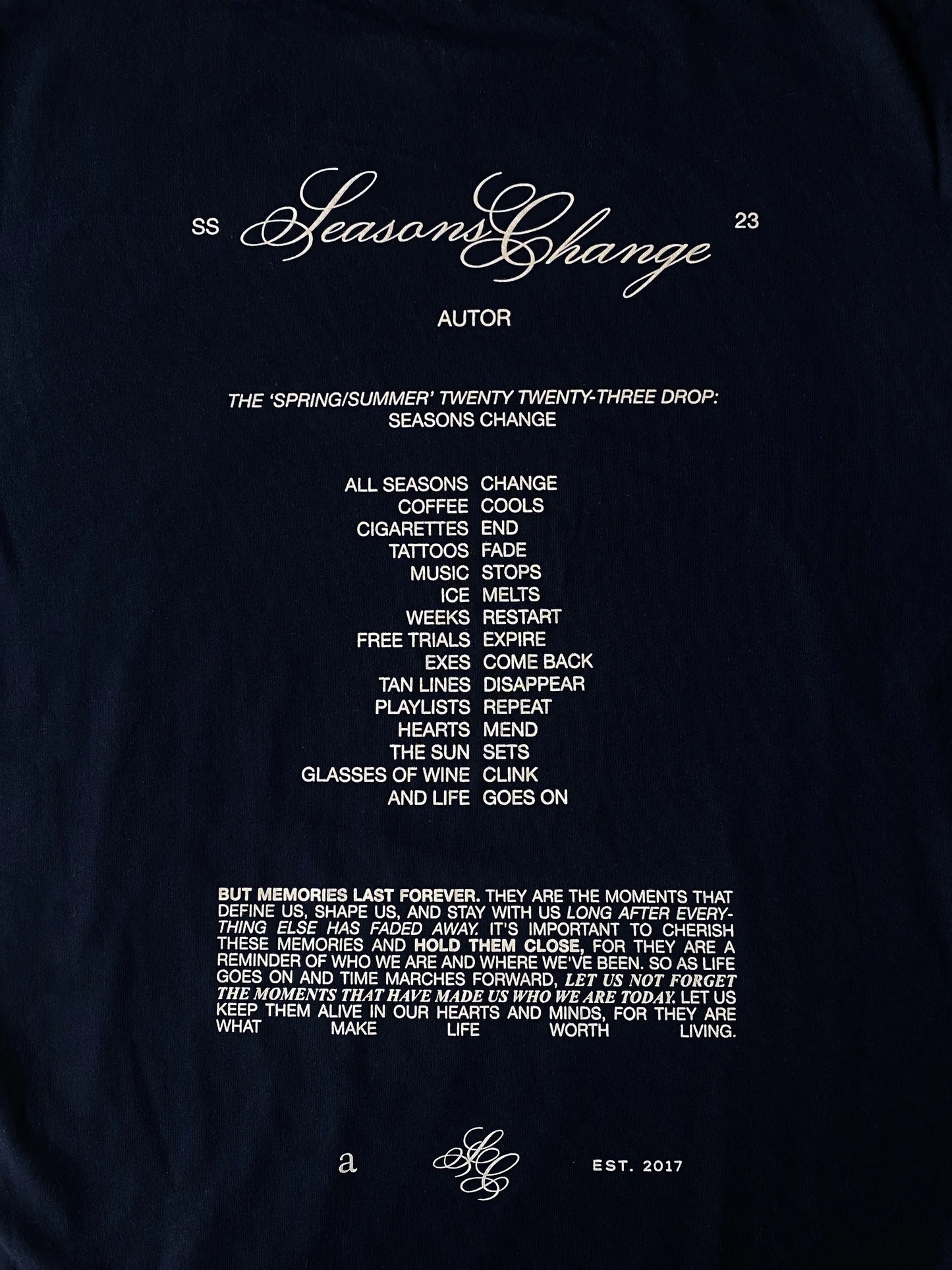 the souvenir t-shirt