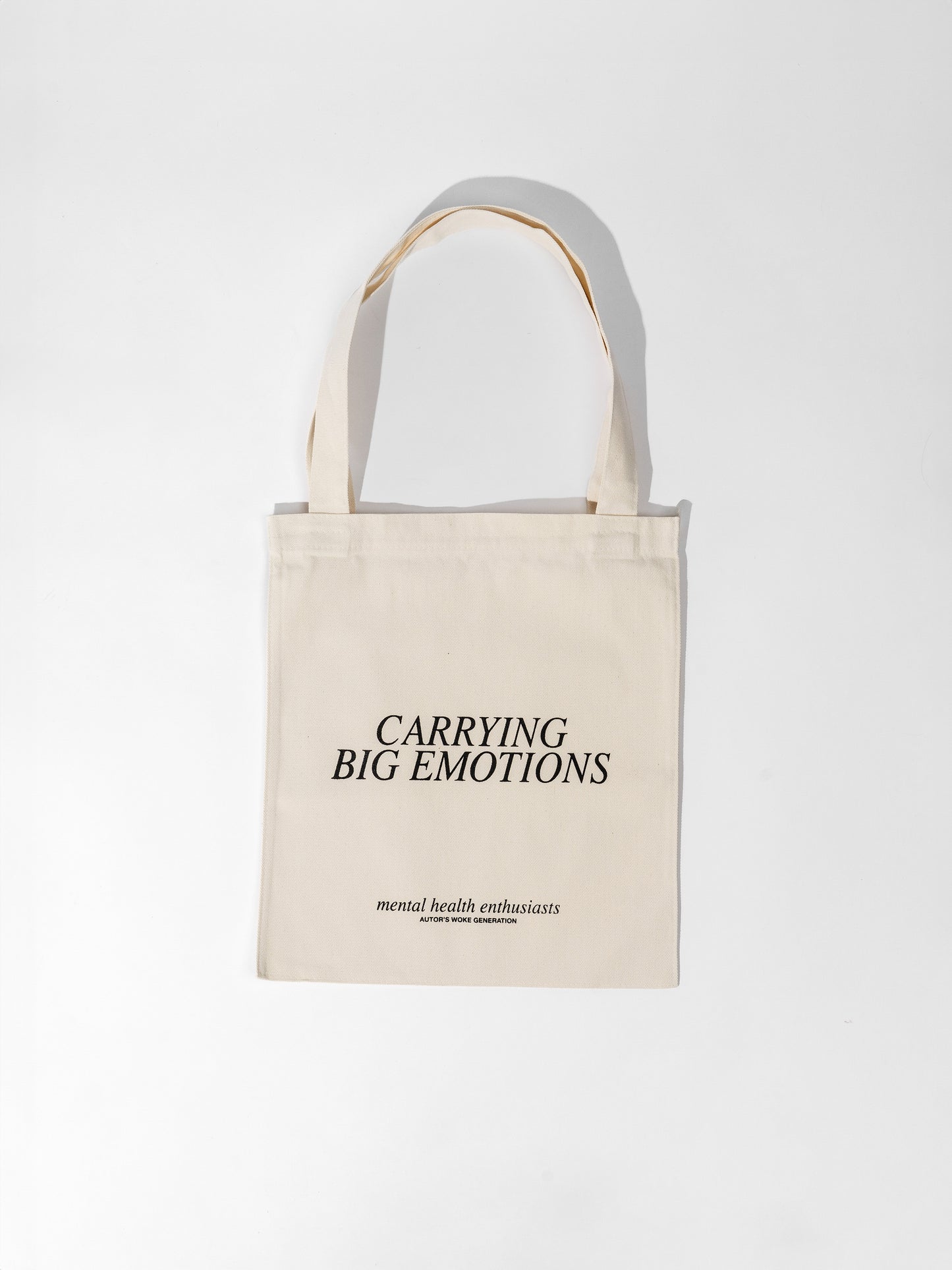 emotional tote bag