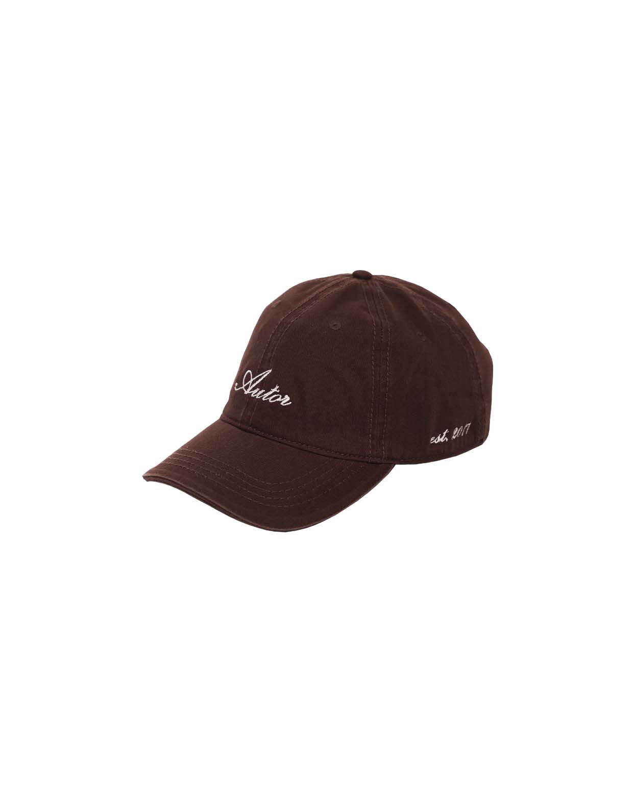 the brown cap