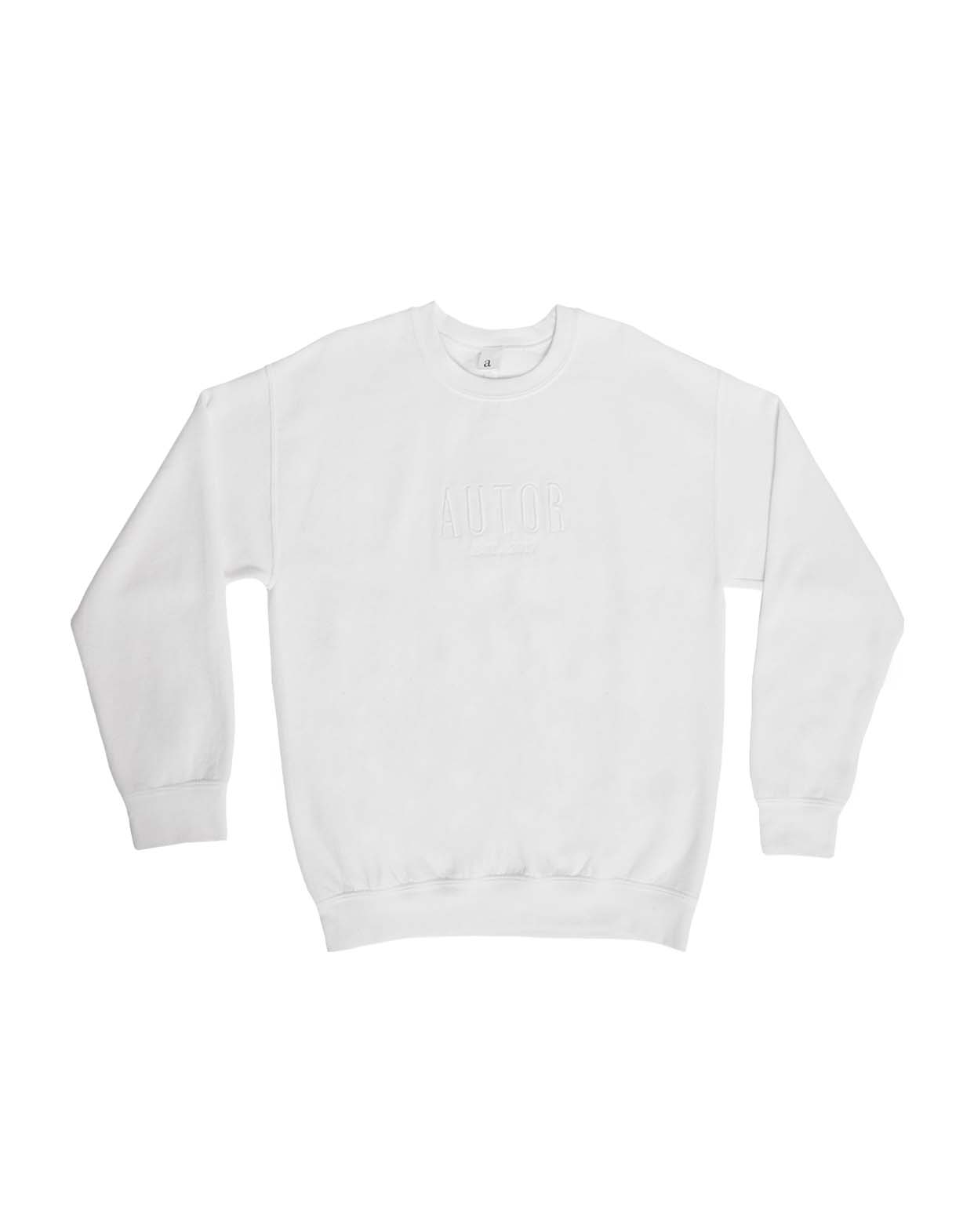 the sweatshirt / all white